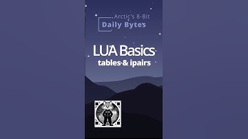 LUA Basics - tables & ipairs