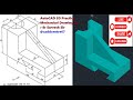 AutoCAD 3D Practice Mechanical Drawing using Box & Cylinder Command AutoCAD 3D Modeling Mechanical