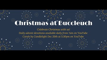 19th December | Daily Advent Reflections | Buccleuch Free Church