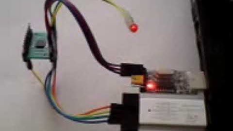 Blink and Serial  example for stm8s003f3 by SDCC compiler