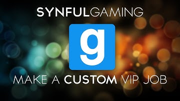 HOW TO ADD DONATOR CUSTOM JOBS TO DARKRP