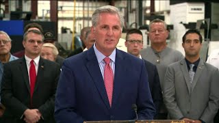 House Minority Leader Kevin McCarthy gives prebuttal to President Biden's speech