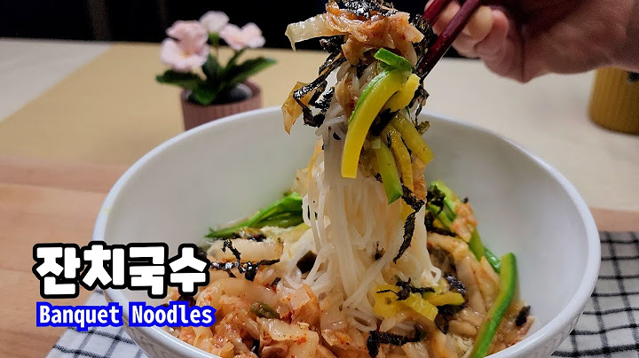 Simple and very easy Daebakjip Janchi Noodles! How to make banquet noodles in just 10 minutes