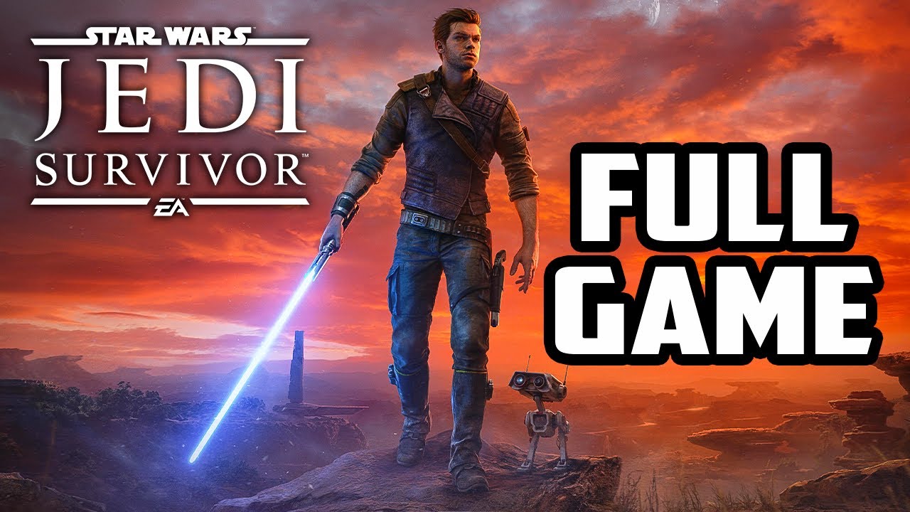 STAR WARS Jedi: Survivor - FULL GAME Gameplay Dublado PT-BR O FILME [4K] (PS4, PS5, Xone, XSX/S, PC)