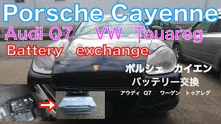 The whole battery exchange of Porsche Cayenne. You can see this 