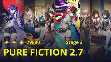 E0S1 Acheron & E0 Rappa - Super Break Teams - Pure Fiction 2.7 Stage 3 (3 Stars) | Honkai: Star Rail
