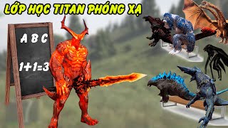 GTA 5 - Lớp học các Titan phóng xạ - Shin Godzilla MUTO KingKong... học đánh vần | GHTG
