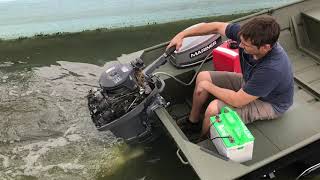 Mariner 25 HP Running