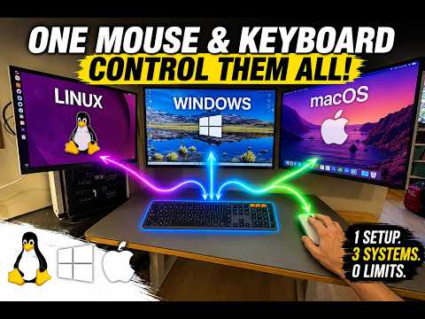 1 Mouse & Keyboard Controlling Linux, Windows & Mac!