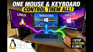 1 Mouse &amp; Keyboard Controlling Linux, Windows &amp; Mac!
