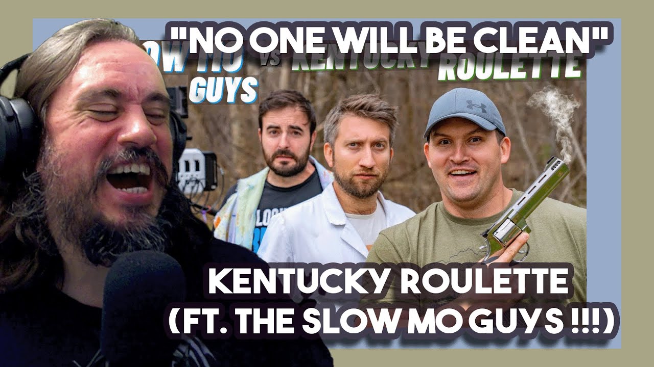 *Никто не будет чист* Kentucky Roulette (при участии The Slow Mo Guys !!!) от Kentucky Ballistics