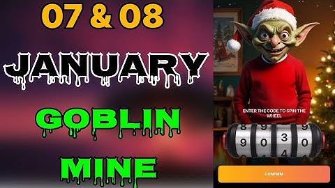 Goblin mine game code 07 January | Goblin Mine Game gift bags Code | Goblin Mine Game Daily Code |