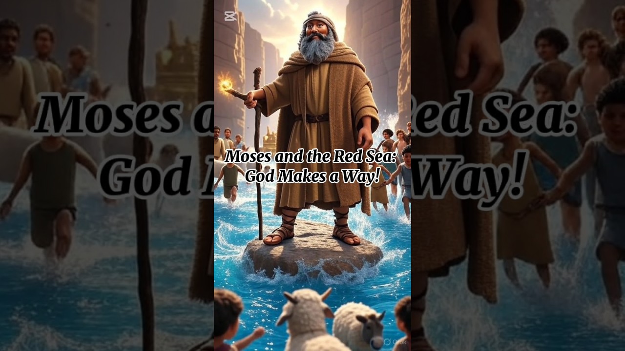 The Red Sea Miracle 🌊 | Moses & The Israelites | Bible Story for Kids 