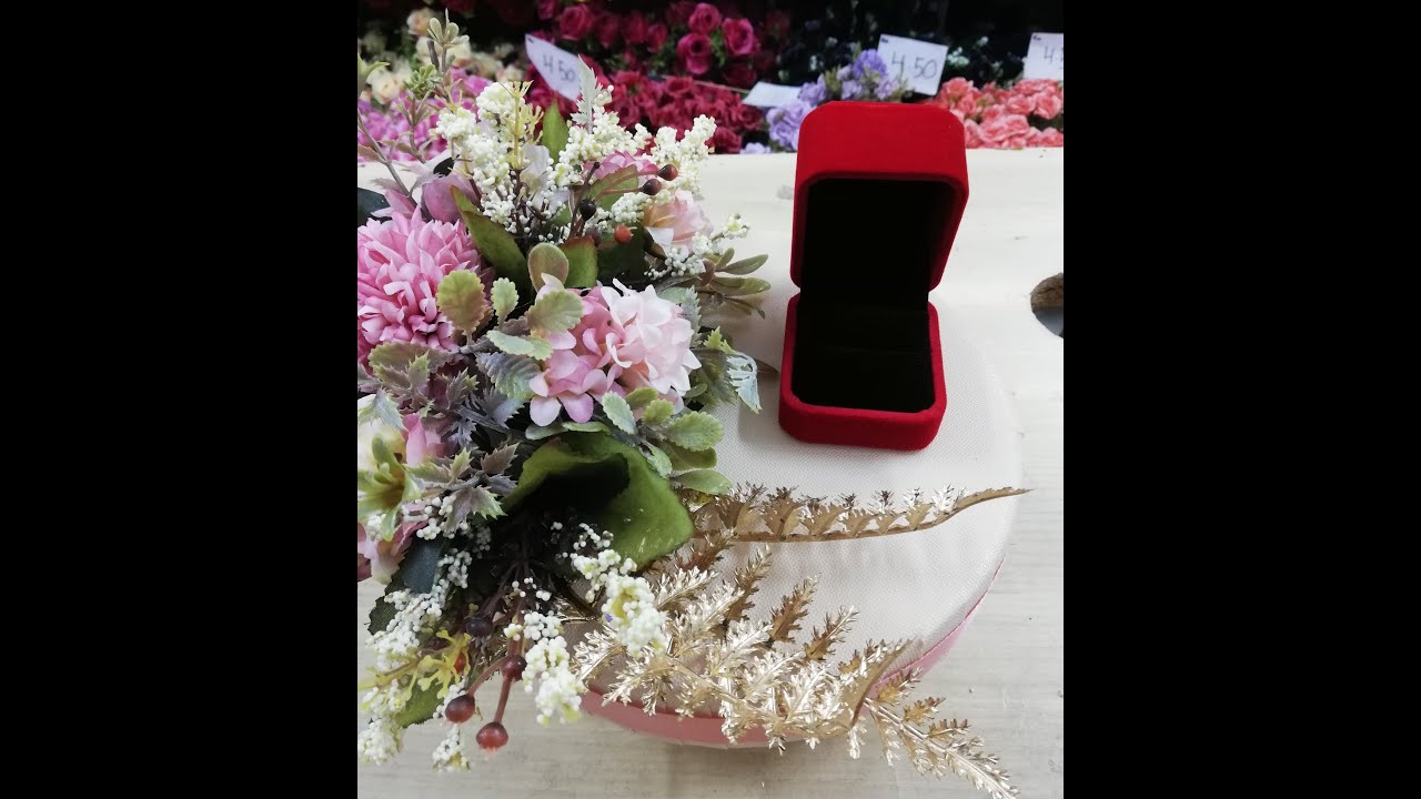 Gubahan Hantaran Kahwin Bekas Cincin