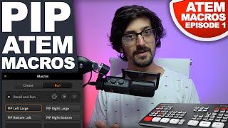 Customise ATEM MINI's PICTURE IN PICTURE using MACROS! screenshot 5