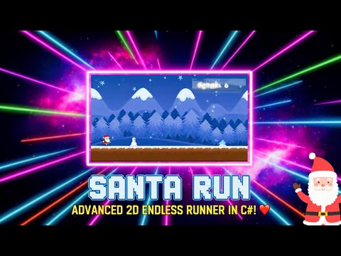 Santa Run Game 🎅 - Advanced Unity 2D Endless Runner | Spread Holiday Cheer Through Code