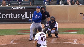 CHC@MIN: Rizzo clubs two solo homers in loss to Twins