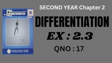 2nd Year mathematics|| Ch 2 ,Exercise 2.3 Question no 17 |  2nd year math ex 2.3
