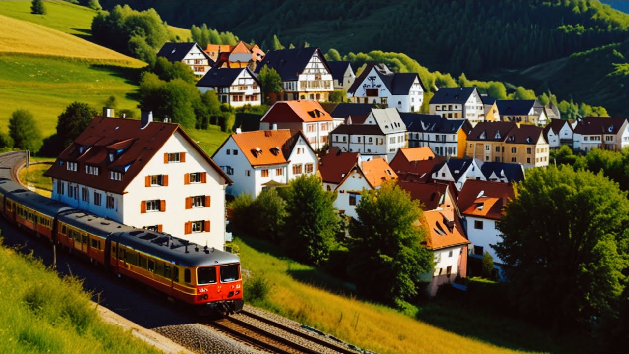 ГЕРМАНИЯ / САМАЯ БОГАТАЯ И КРАСИВАЯ СТРАНА В МИРЕ! ХИЛЬДЕСХАЙМ 4K