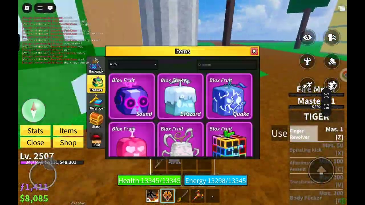 I eat the tiger fruit