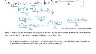 25AB - Proof by Induction on Series