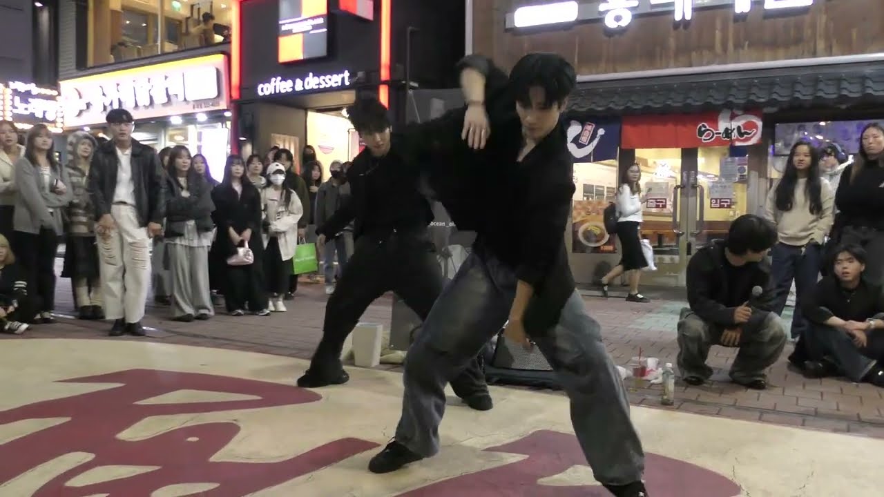 251019 Korea Kpop Dance Team mocean (모션) - No Doubt (ENHYPEN) Hongdae busking