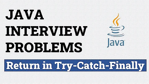 Java Interview Problems | Return statement in try catch finally block in Java