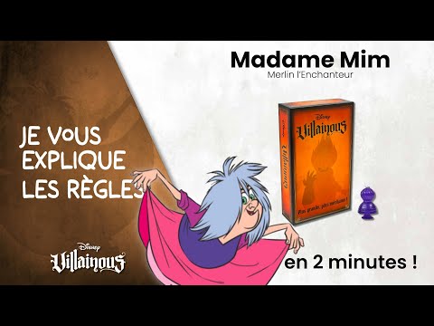 Je vous explique les règles de MADAME MIM - VILLAINOUS en moins de 2 minutes!