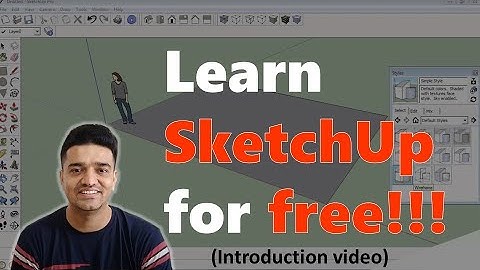 Intro Video | SketchUp Free Tutorials In Hindi For Beginners | CAD Training