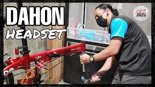 LITEPRO HEADSET installation on DAHON Folding Bike