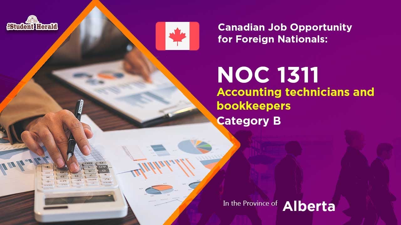 Canadian Job Opportunity for Foreign Nationals NOC, Title1311