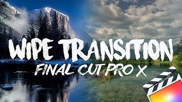 Epic Wipe Transition || Final Cut Pro || NO PLUGINS REQUIRED