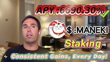 💰 New zero-risk Solana MANEKI staking method — earn stable 6690.30% yearly returns!