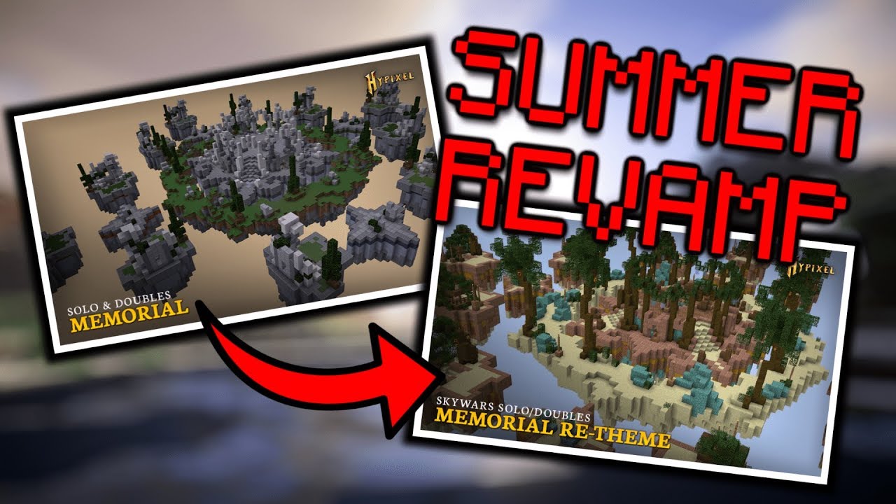 *NEW* SUMMER THEMED MAP REVAMP (Hypixel Skywars)