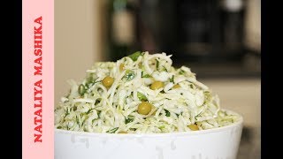 ✿ ВКУСНЕЙШИЙ САЛАТ ИЗ КАПУСТЫ С ЗЕЛЕНЫМ ГОРОШКОМ. CABBAGE SALAD WITH PEAS