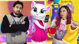 DIZENDO SIM PRA TUDO QUE A ÂNGELA PEDIR no My Talking Ângela 2 screenshot 3