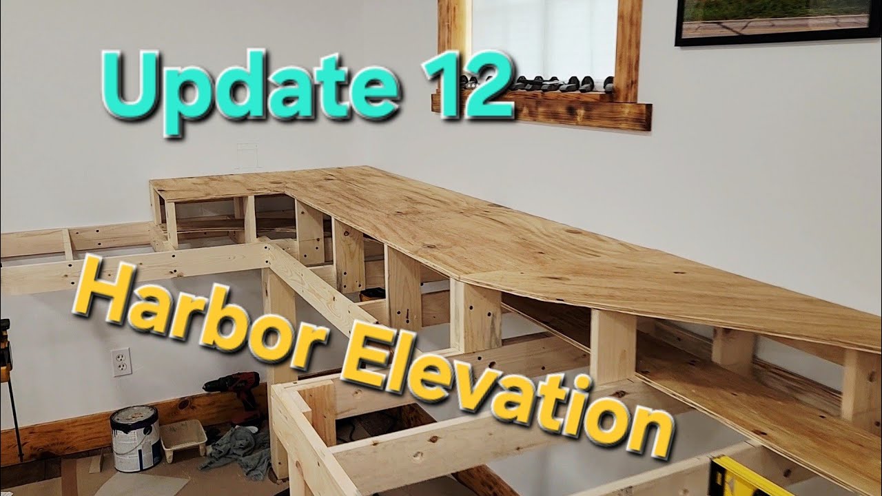 HO benchwork update 12 Harbor elevation
