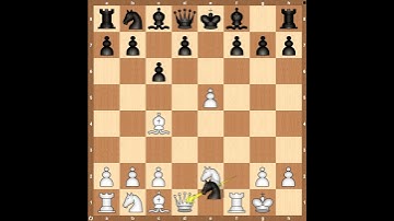 Simple queen sacrifice trap in Berlin Defense