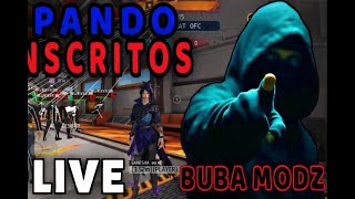 🔥HACK no FREEFIRE AO VIVO🔥UPANDO INSCRITOS COM MOD MENU GRÁTIS ???🔥ANDROID E FLY PLAYER🔥