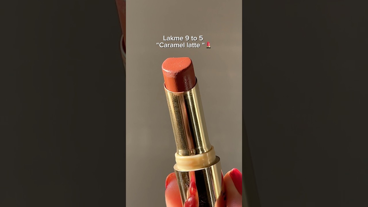 Found the “Luxurious brunt orange 🍊🍁“ lipstick shade | affordable 🤩 