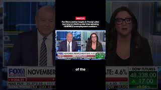 Fox News Anchor Laughs In Trumps Labor Secretarys Face As She Tries Spinning Unemployment Numbers