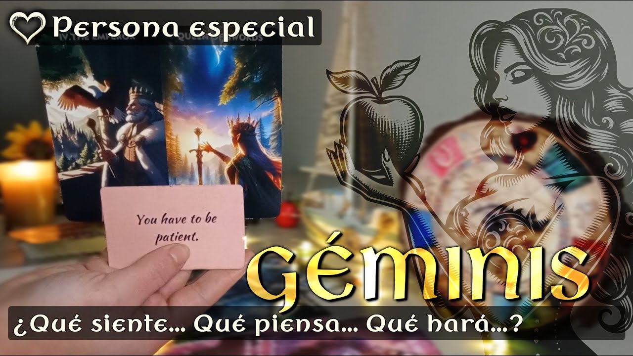 GEMINIS 💖 UNA PERSONA TE DARA SU CORAZON Y TODO LO QUE TIENE Y OTR@ AUN ...
