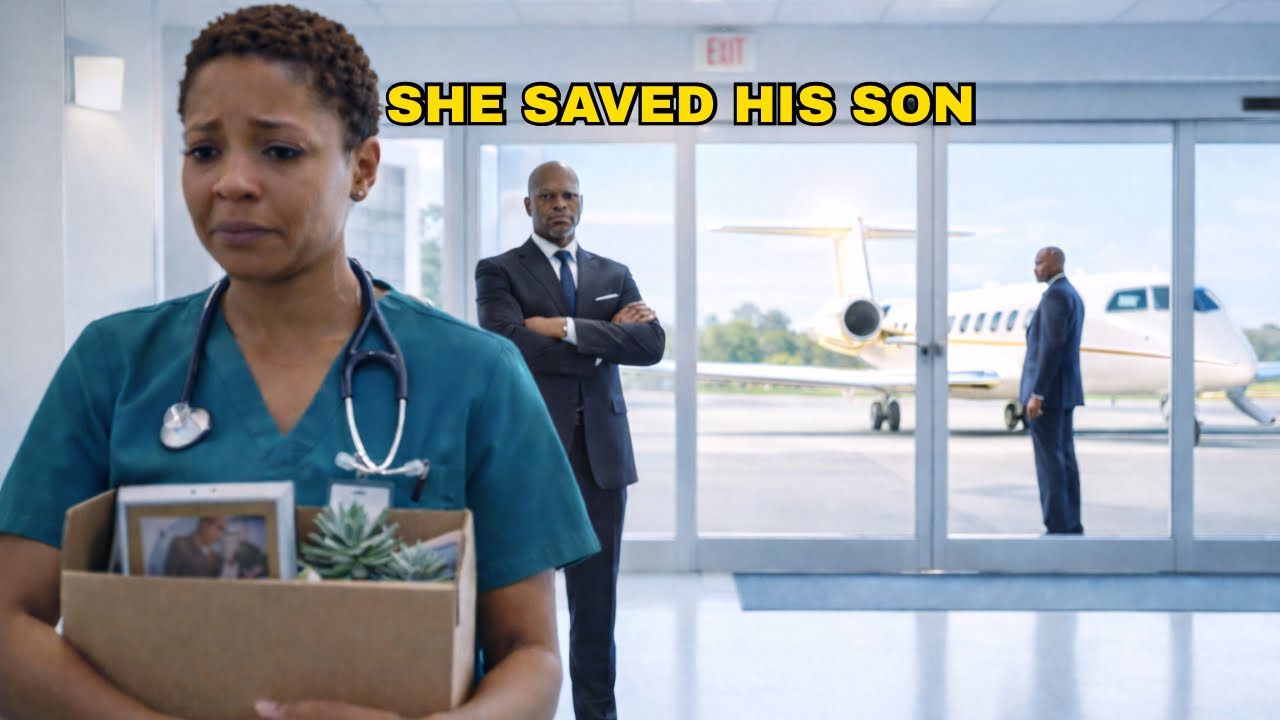 I stood in that hospital hallway holding a cardboard box, eleven years of my life folded into a security guard’s fist. I’d just been fired for saving a six-year-old boy’s life, and the man who...