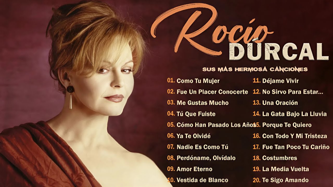 Rocio Durcal Grandes Exitos - Rocio Durcal Sus Mejores Canciones - Puras Romanticas Viejitas 
