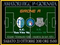 Amatori: A.C. San Vito &#39;83 - A.S. Crecchio &#39;88 1-1 del 23/10/2011