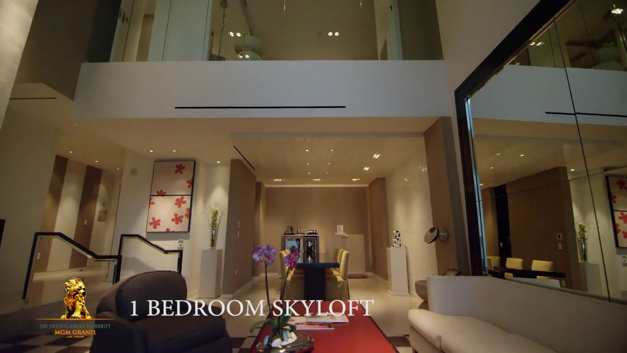 Skylofts One Bedroom Loft Mgm Grand Las Vegas Youtube [ 720 x 1280 Pixel ]