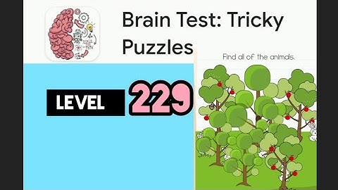 #Brain test : Tricky Puzzles #level229 "Find all the animals" best gameplay