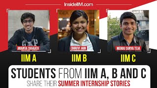 Students From IIM A, B And C Share Their Summer Internship Stories, Ft. ABG GIP 2020 Batch