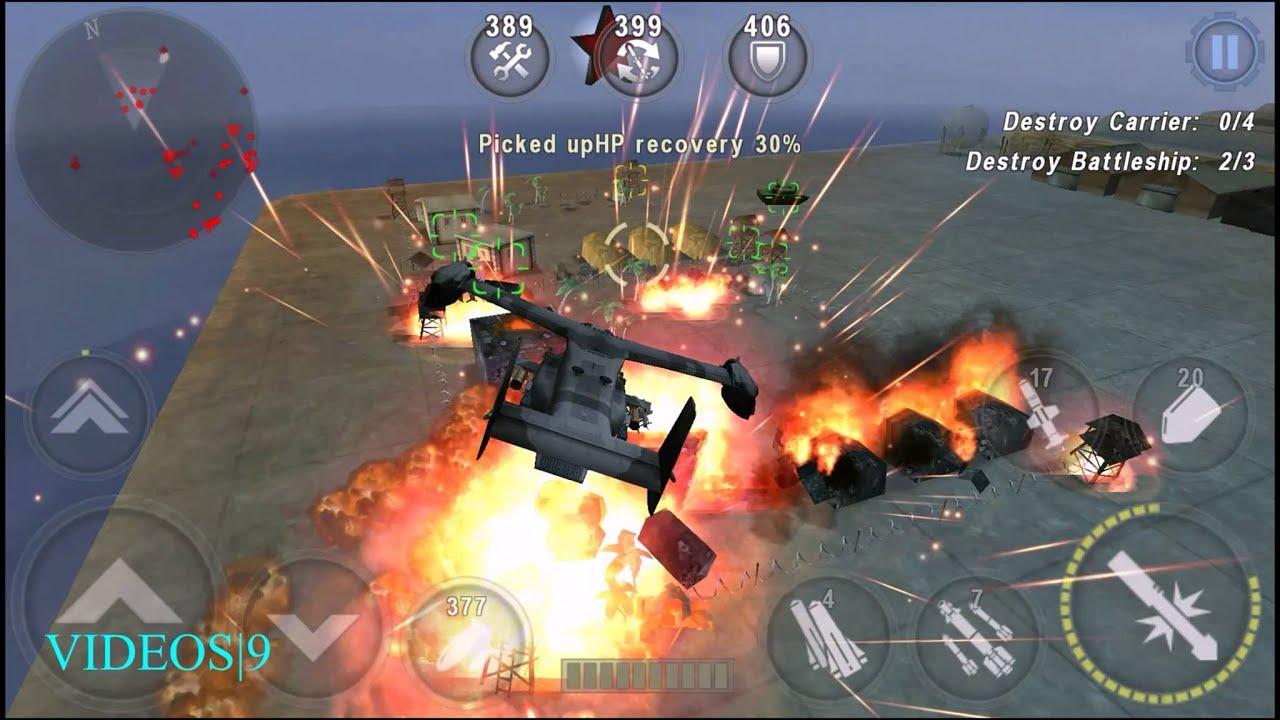 GUNSHIP BATTLE : Operation Atlantis - Night Osprey