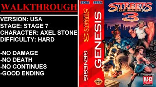 Streets of Rage 3 [USA] (Sega Genesis) - (Stage 7 | Hard Difficulty | Good Ending)